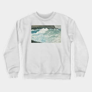 Surf, Prout's Neck by Winslow Homer Crewneck Sweatshirt